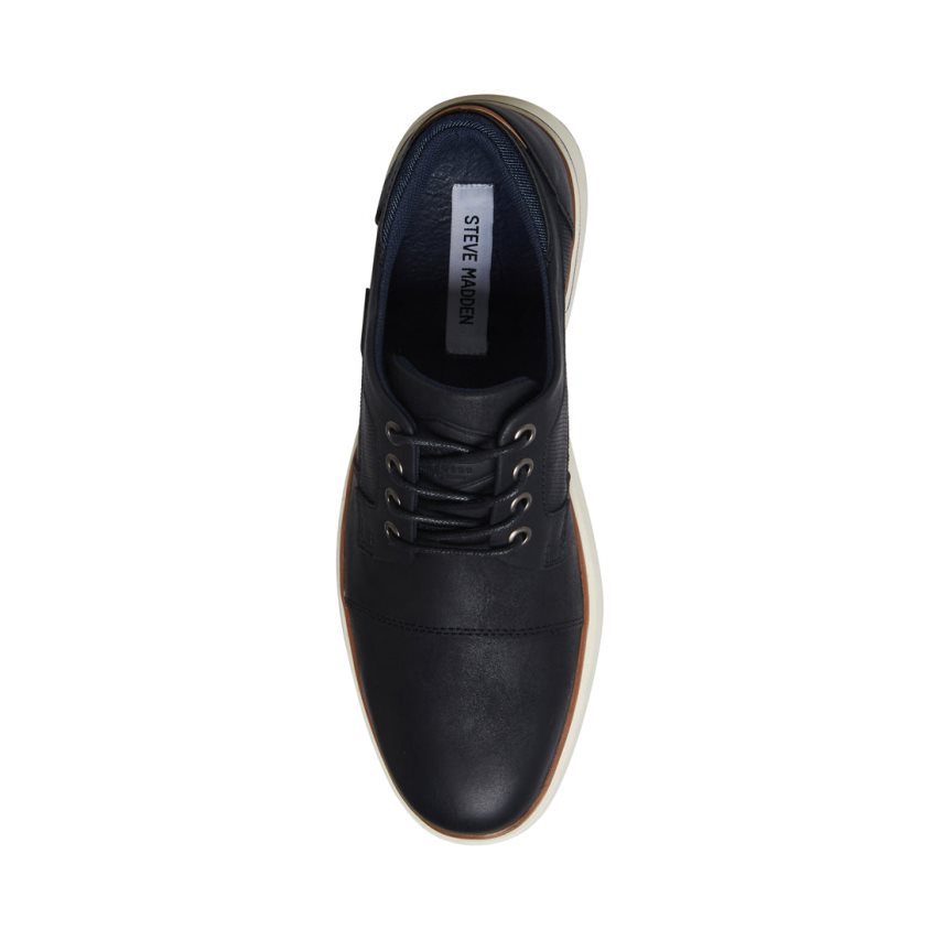 Black Steve Madden Cutler Men's Sneakers | PH 7928YDH